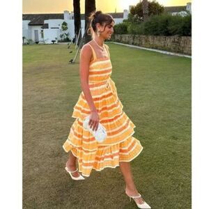 Worn Once. Zimmermann Lace Dresses AU 0 / US 4 orange